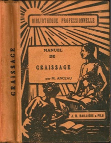 page de garde livre le Graissage 1926