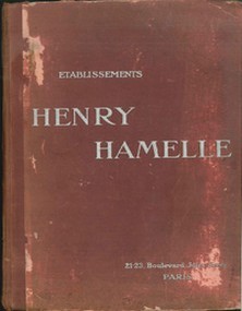calatogue Hamelle 1940